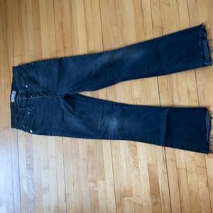 Madewell Demi boot jeans.  Black.  Size 25.